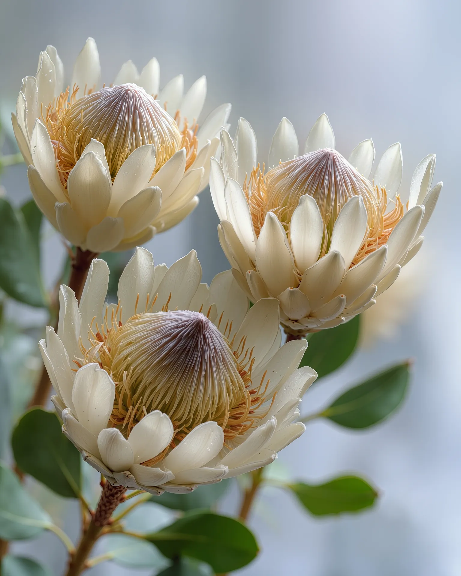 Protea kunstbloem premium real touch materiaal handmatig afgewerkt